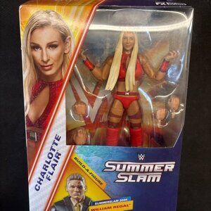NEW Mattel WWE Elite Collection Action Figure Charlotte Flair William Regal Buil